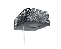 обливное устройство изистим каскад хохлома 30 л черный 430 сталь