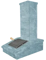 облицовка на трубу gfs 25 130х790 талькохлорит 3 яруса под шибер