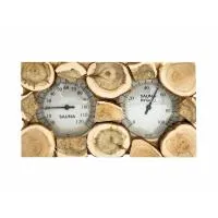 термометр с гигрометром банная станция очки можжев. прямая форма липа, th-21-js 212f, банный эксперт