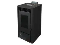 камин воздухогрейный пеллетный zota  12 квт с12h22 black